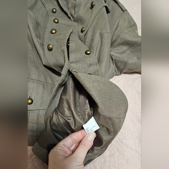 Gorgeous Linen Blazer Sz 8 - Picture 5 of 5